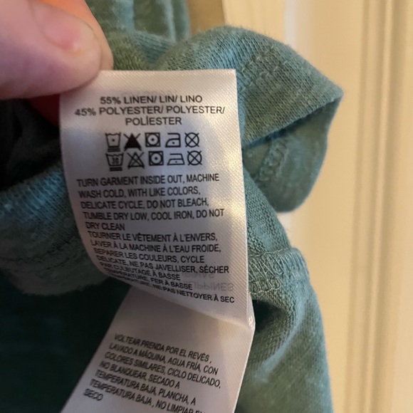 Lucky Brand Women’s Blue Sleeveless Tie Neck Relaxed Cami Top - Size Medium, NWT - Picture 8 of 9